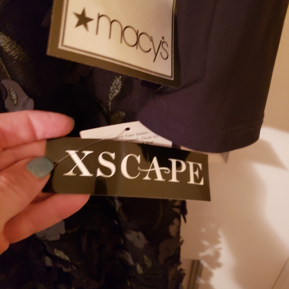 Macy's Long Black Formal Gown